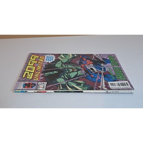2099 Unlimited #1 & #2 Lot (1993) Marvel Comics Bagged Set Spider-Man Hulk - Picture 5 of 12